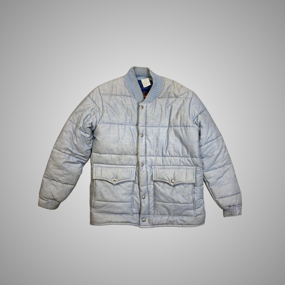 Vintage Walls Blizzard-Pruf Puffer Jacket Retro Blue Mens Large Reg 42-44‎